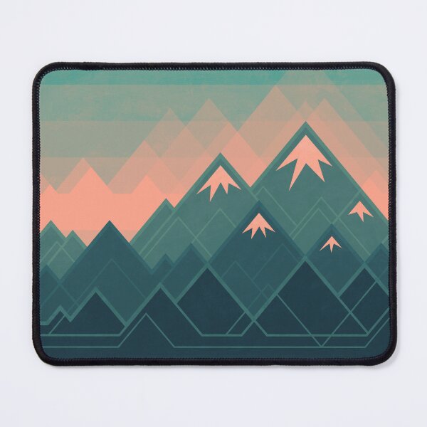 Item preview, Geometric Mountains designed and sold by Wayne Minnis.