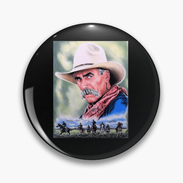 Item preview, Pintura al óleo clásica de bigote de vaquero del Salvaje Oeste designed and sold by Tanjlau7.