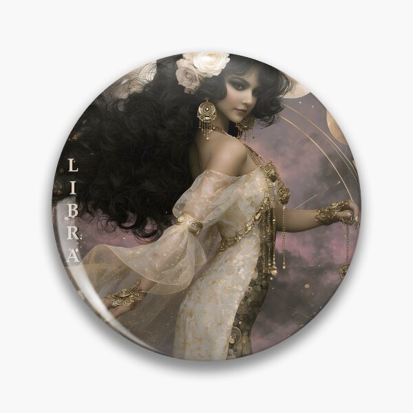 Item preview, Libra Goddess – Celestial Art Nouveau Zodiac Portrait designed and sold by Art.Fusion.Studio.