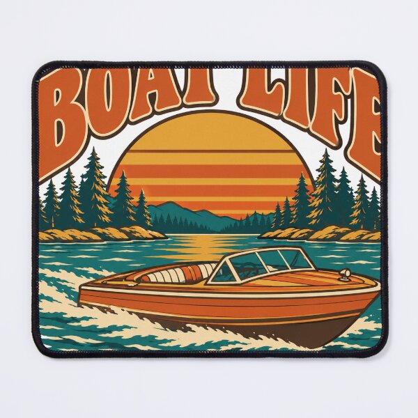 Item preview, Boating Gift - Lake Days Are The Best Days designed and sold by RedRubyBubble.