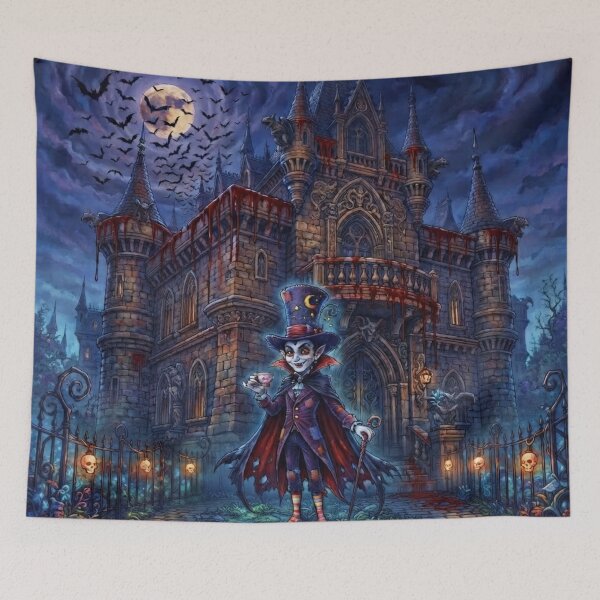 Item preview, Vampire's Tea Party Castle designed and sold by KingsArtworx 2.