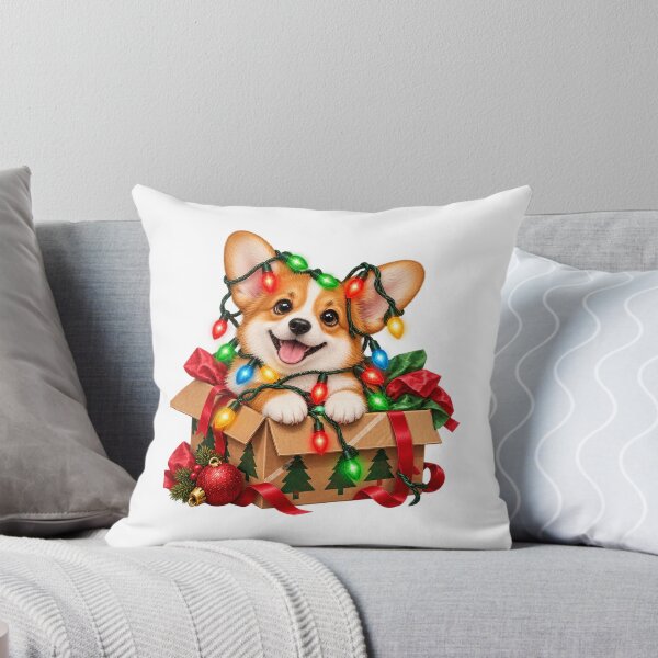 Item preview, Corgi Christmas Gift Box Surprise Cute Holiday Dog Design designed and sold by StyleLap.