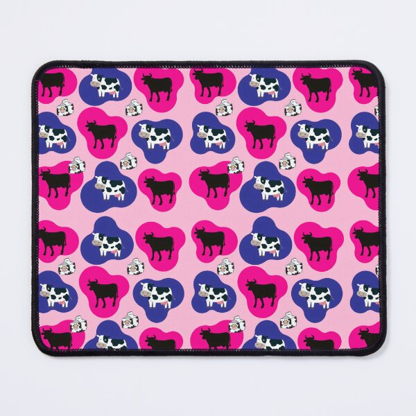 Item preview, Cows with a pink and blue print designed and sold by Azurart2.