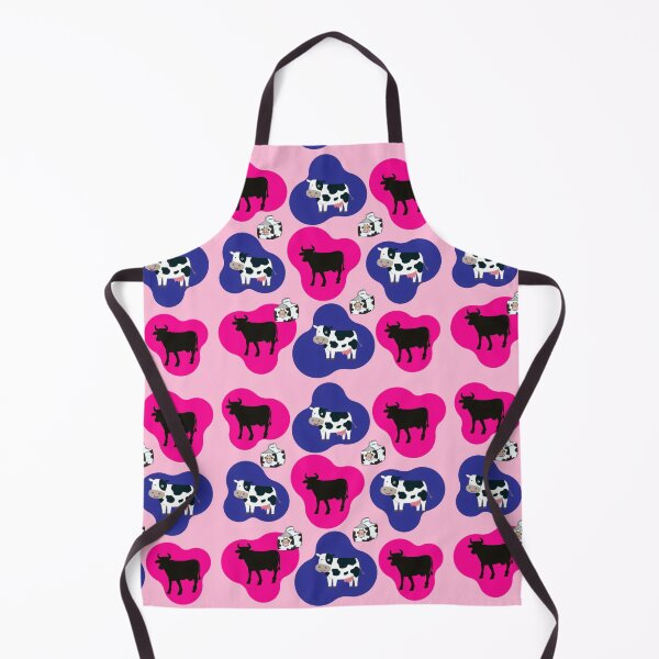 Item preview, Cows with a pink and blue print designed and sold by Azurart2.