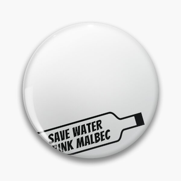 Artikelvorschau, Save Water Drink Malbec Funny Red Wine Quote entworfen und verkauft von GatoBlanco.