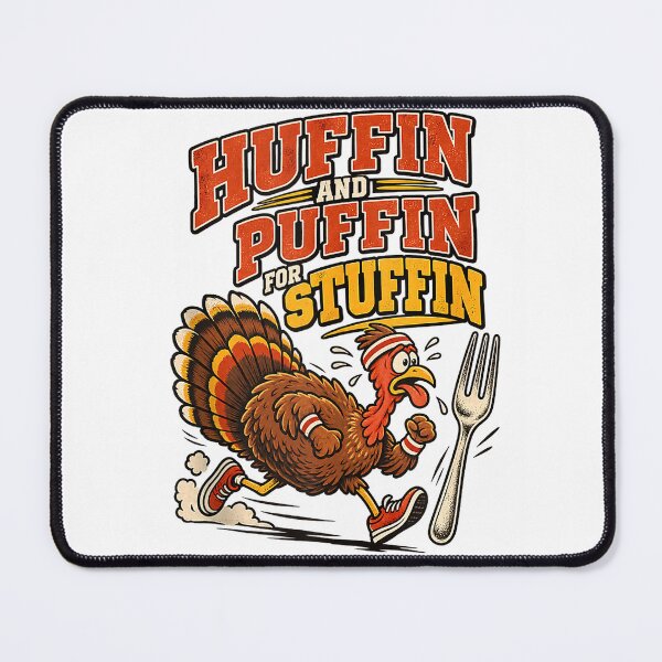 Item preview, Thanksgiving Running Turkey Huffin Puffin Stuffin Funny Sleeveless Tank Top designed and sold by Stickerbynp1.