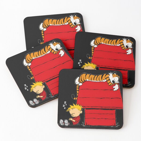 Item preview, Calvin VHobbes Sleeping Doghouse Cartoon  designed and sold by SABER-101.