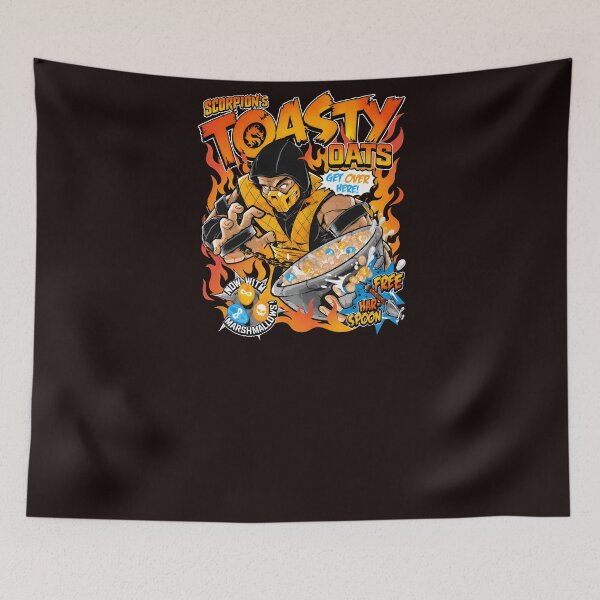 Item preview, Scorpion's Toasty Oats Cereal Retro Gaming designed and sold by Segasworks.