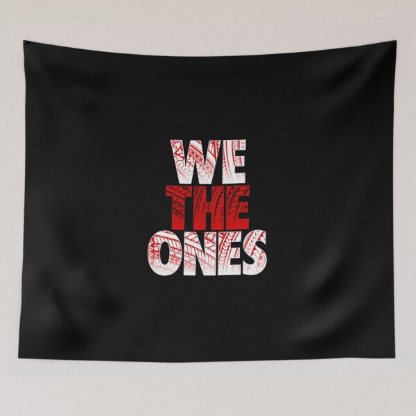Item preview, We The Ones Red Tribal Typography designed and sold by DavidsonSophie4.