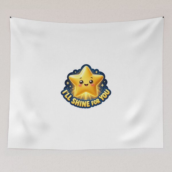 Item preview,  I'll Shine For You – Cute Brave Little Star designed and sold by LearnFunStore.