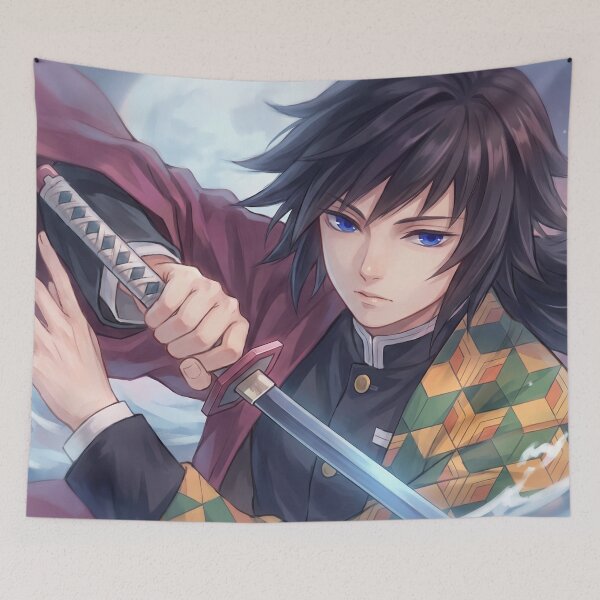 Item preview, Giyu Tomioka // Anime Illustration - Water Hashira Anime Art designed and sold by Astraphyllia.
