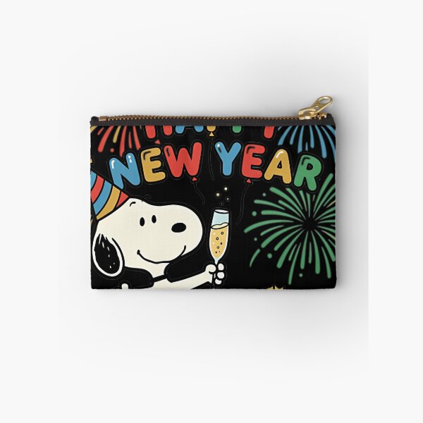 Item preview,  Happy New Yearcute Snoopy With Fireworks designed and sold by SABER-101.