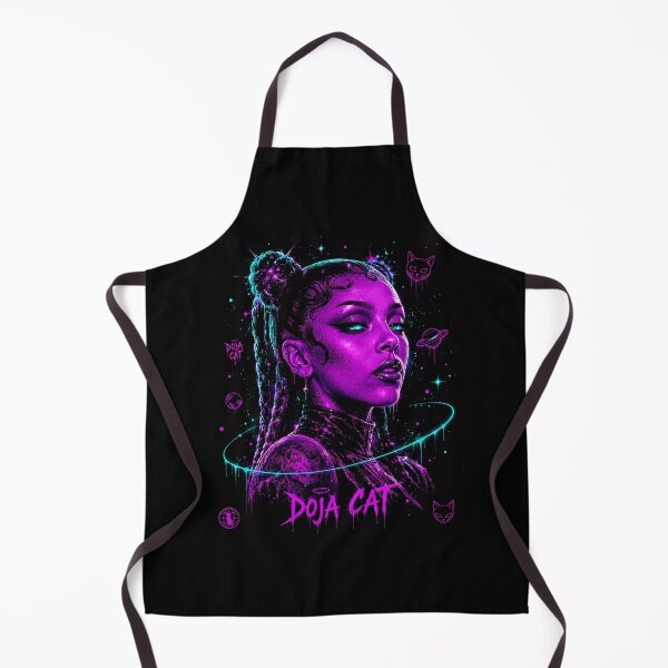 Item preview, Doja Cat Purple Neon Portrait designed and sold by JMS-Artvintage.