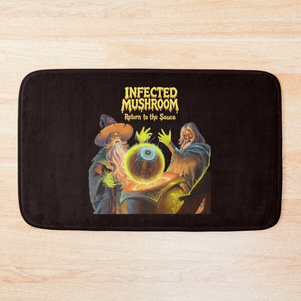 Item preview, Infected Mushroom Return to the Sauce Wizard Art designed and sold by Patternisyours.
