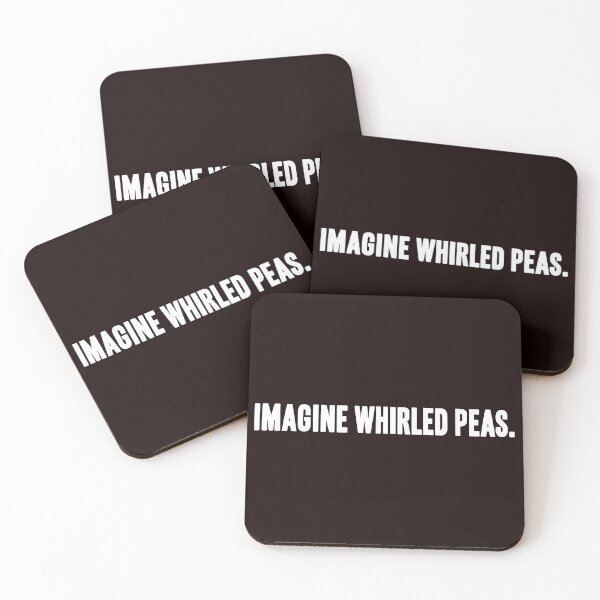 Item preview, IMAGINE WHIRLED PEAS. Funny Wordplay Pun designed and sold by Patternisyours.