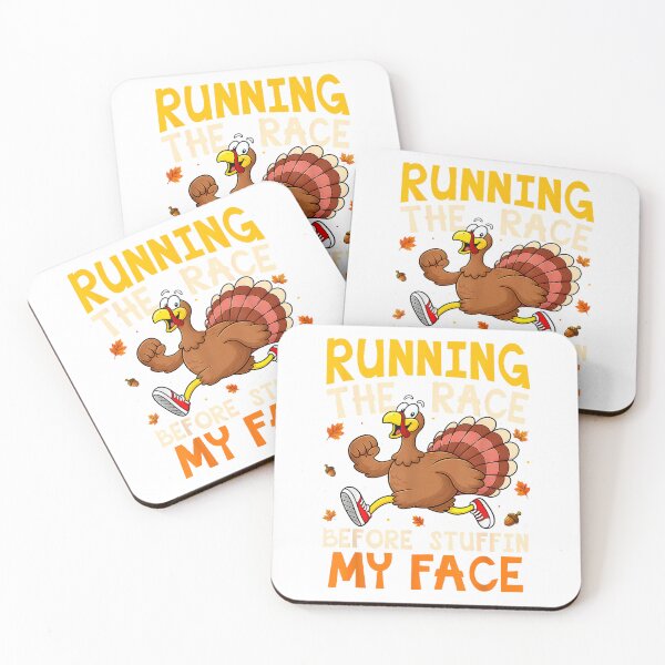 Item preview, Thanksgiving Turkey Running Race Before Stuffing My Face T-Shirt designed and sold by Model-Yoys.