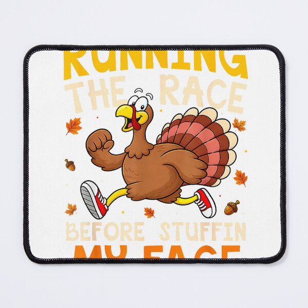 Item preview, Thanksgiving Turkey Running Race Before Stuffing My Face T-Shirt designed and sold by Model-Yoys.