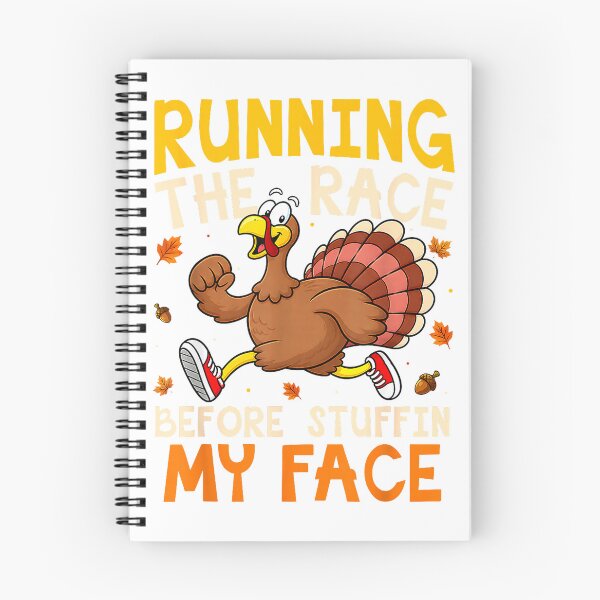 Item preview, Thanksgiving Turkey Running Race Before Stuffing My Face T-Shirt designed and sold by Model-Yoys.