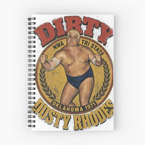 Item preview, Dirty Dusty Rhodes Oklahoma 1971 Vintage Tri-State Wrestling Tribute designed and sold by Irish Whip Media.