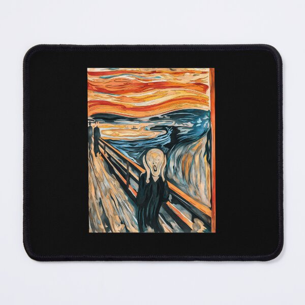Item preview, Expressionist Screaming Figure Bridge Classic Art designed and sold by RekRamnari.