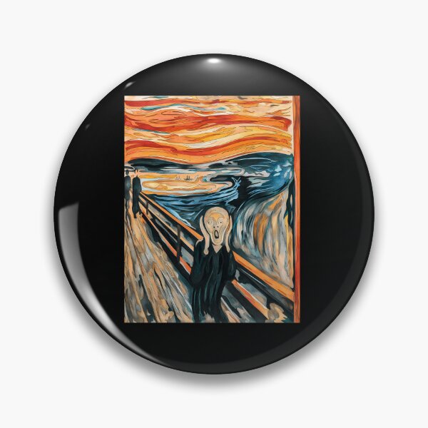 Item preview, Expressionist Screaming Figure Bridge Classic Art designed and sold by RekRamnari.