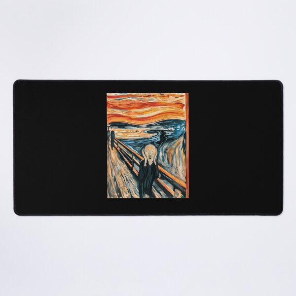 Aperçu de l'œuvre Figure hurlante expressionniste Pont Art classique créée et vendue par RekRamnari.