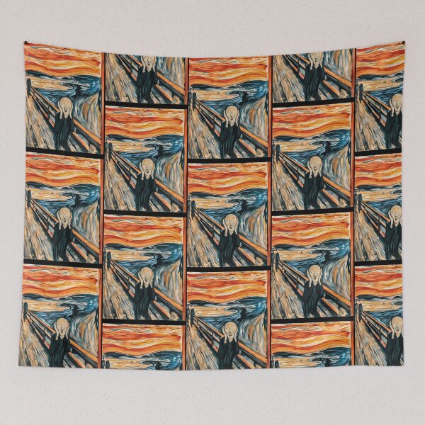 Item preview, Expressionist Screaming Figure Bridge Classic Art designed and sold by RekRamnari.