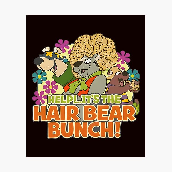 Item preview, HELP! IT'S THE HAIR BEAR BUNCH! Retro Cartoon Art designed and sold by Patternisyours.
