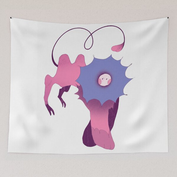 Item preview, Weirdcore Alien Flora Monster Art designed and sold by Starry-Mirage.