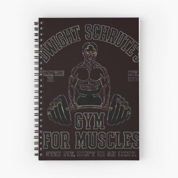 Item preview, Dwight Schrute Gym For Muscles Stay Fit Don't Be An Idiot designed and sold by Patternisyours.