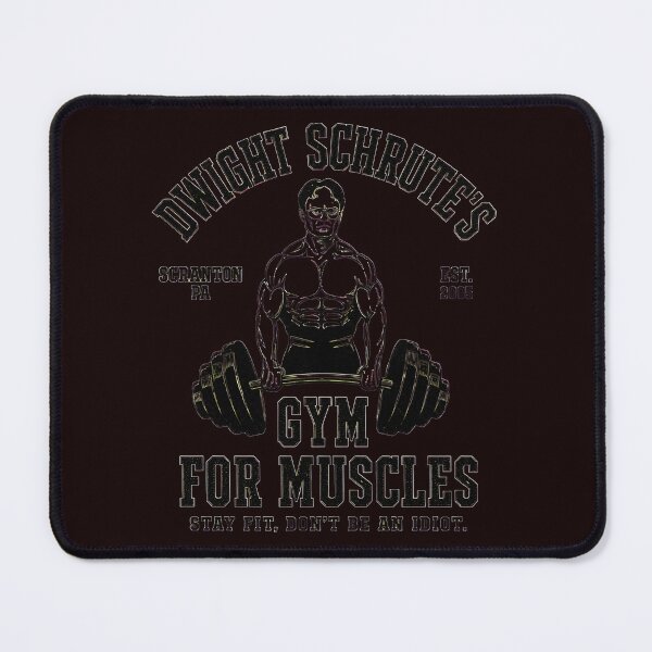 Item preview, Dwight Schrute Gym For Muscles Stay Fit Don't Be An Idiot designed and sold by Patternisyours.