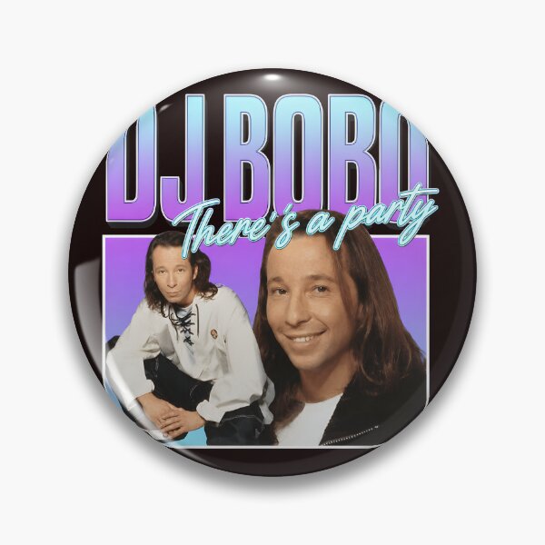 Item preview, DJ BOBO There's a party Retro 90s  designed and sold by Patternisyours.