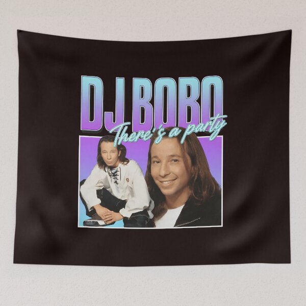 Item preview, DJ BOBO There's a party Retro 90s  designed and sold by Patternisyours.