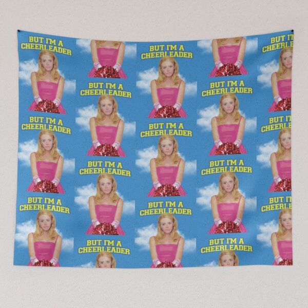 Item preview, Retro Pink Cheerleader Blonde Girl Sky Graphic designed and sold by RekRamnari.