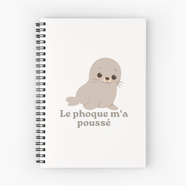 Item preview, Internet meme - Le phoque m'a poussé designed and sold by Jot Jot Jotter House.