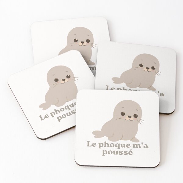 Item preview, Internet meme - Le phoque m'a poussé designed and sold by Jot Jot Jotter House.