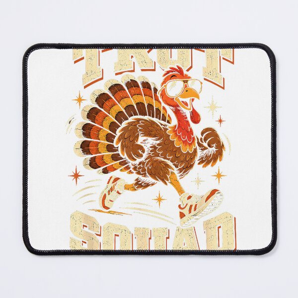 Item preview, Trot Squad Funny Running Turkey Thanksgiving Turkey Trot T-Shirt designed and sold by fine line.
