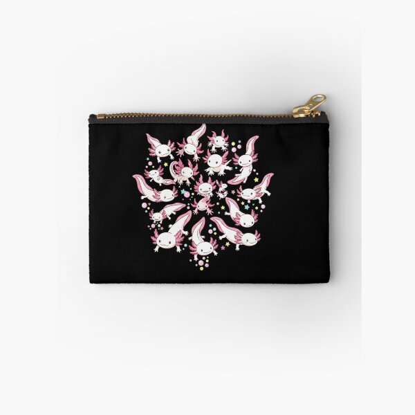 Item preview, Cute Axolotl Swarm Pink Kawaii Amphibian Pattern Design designed and sold by MiALopezArt.