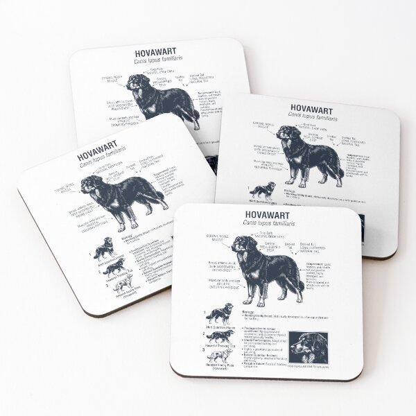 Item preview, Hovawart Scientific Anatomy Biology Dog Lover designed and sold by dian-rody-crest.
