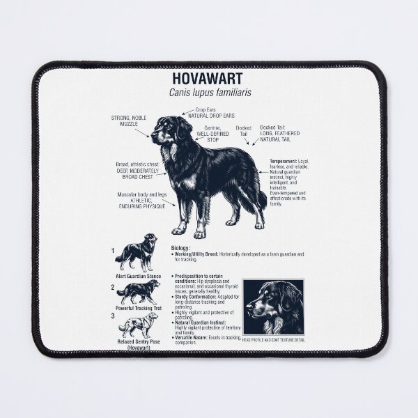 Item preview, Hovawart Scientific Anatomy Biology Dog Lover designed and sold by dian-rody-crest.