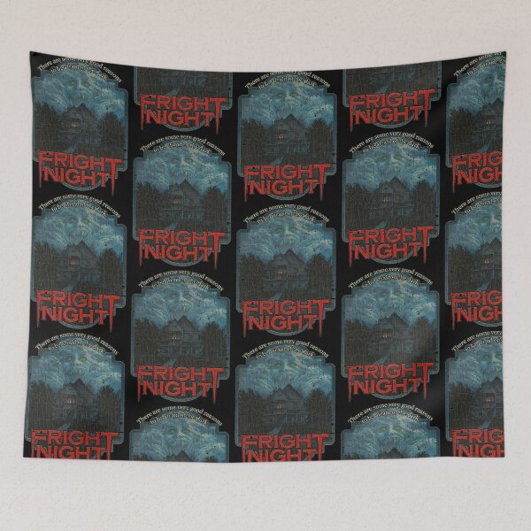 Item preview, Distressed Haunted Mansion Spooky Vampire Night Poster designed and sold by RekRamnari.