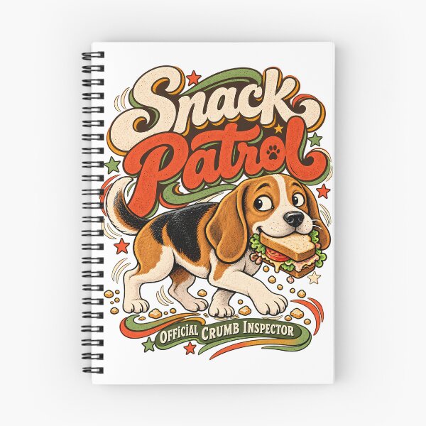 Item preview, Follow Your Nose Retro Beagle Script Design designed and sold by Tong4130.