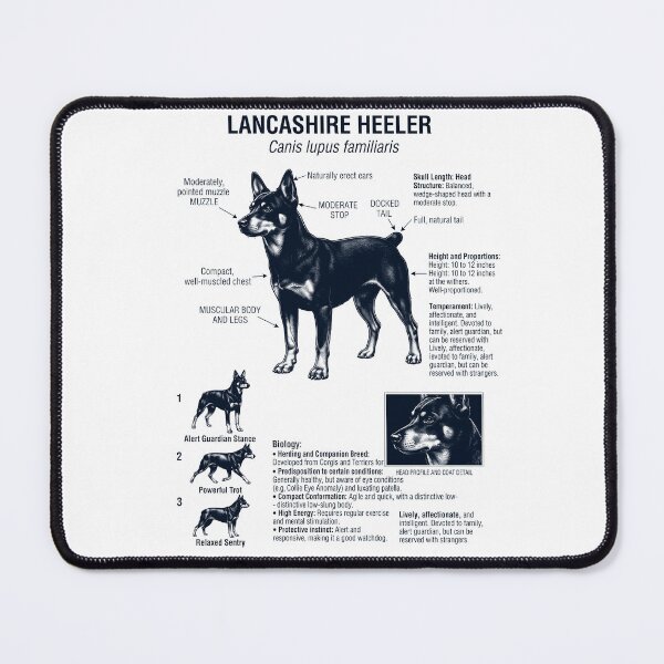 Item preview, Lancashire Heeler Scientific Anatomy Biology Dog Lover designed and sold by dian-rody-crest.