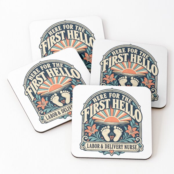 Item preview, Here for the First Hello Labor Delivery Nurse designed and sold by Numerous-Niches.
