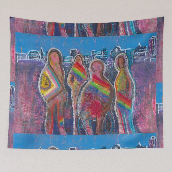 Item preview, We Are Not Your Entertainment | LGBTQIA2S+ Healthcare Workers & Community Pride Art designed and sold by ShonaCallumArt.