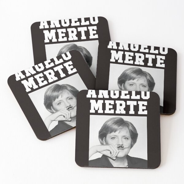 Item preview, Angelo Merte Funny Mustache Portrait designed and sold by CatiaStudio.