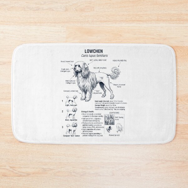 Item preview, Lowchen Scientific Anatomy Biology Dog Lover designed and sold by dian-rody-crest.
