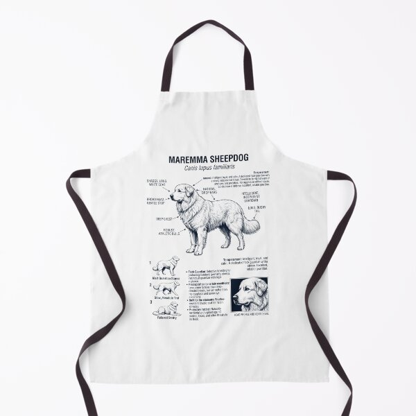 Item preview, Maremma Sheepdog Scientific Anatomy Biology Dog Lover designed and sold by dian-rody-crest.