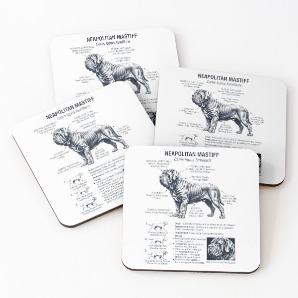 Item preview, Neapolitan Mastiff Scientific Anatomy Biology Dog Lover designed and sold by dian-rody-crest.