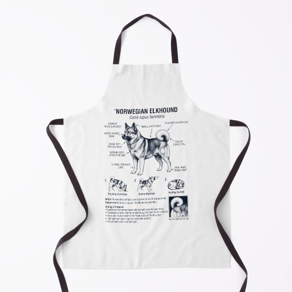 Item preview, Norwegian Elkhound Scientific Anatomy Biology Dog Lover designed and sold by dian-rody-crest.